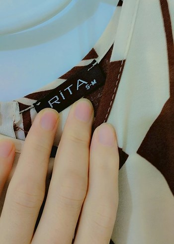 Bordo Desenli Bohem Uzun Elbise - Görsel 5