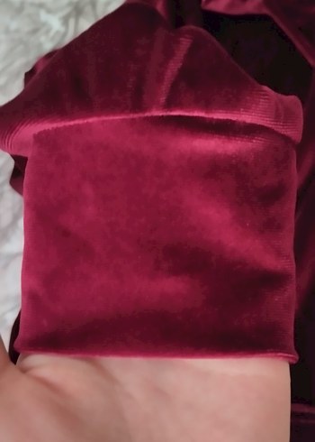 Bordo Pul Detaylı Kadın Sweatshirt Takımı - Görsel 9