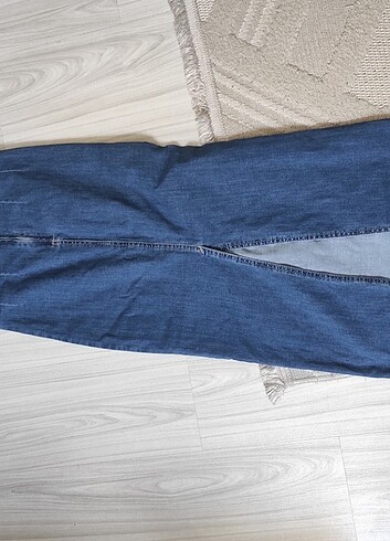 xs Beden mavi Renk Jean elbise