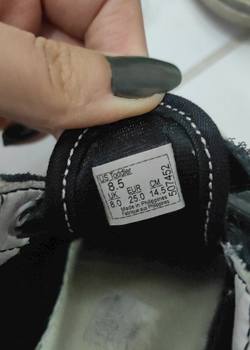 Siyah Erkek Çocuk Spor Ayakkabı Velcro - Görsel 3