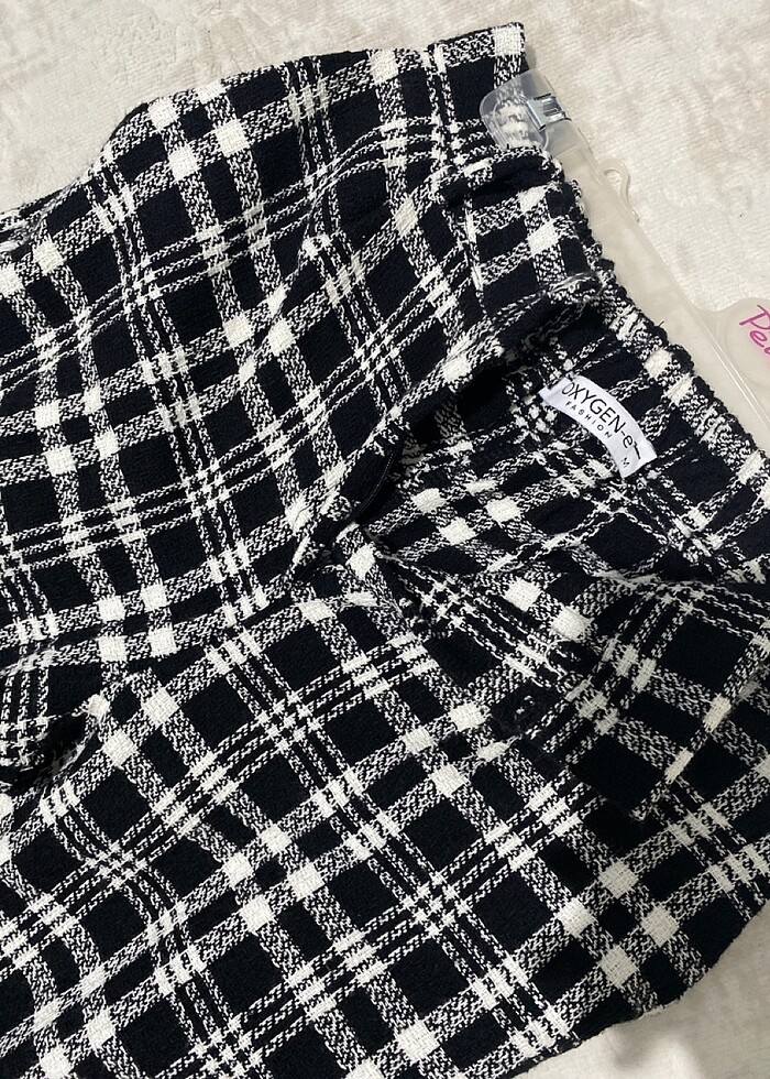 Ekose desenli pantolon - Görsel 5