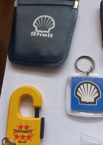  Beden Vintage Shell Temalı Renkli Anahtarlık Seti