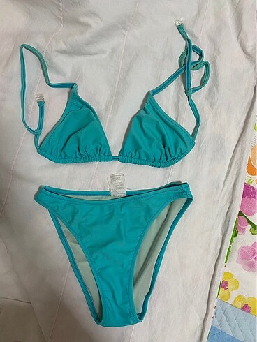 Mavi bikini takımı