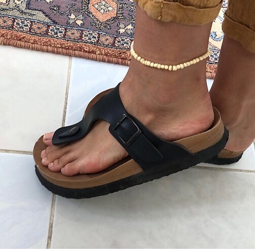37 Beden siyah Renk Birkenstock terlik