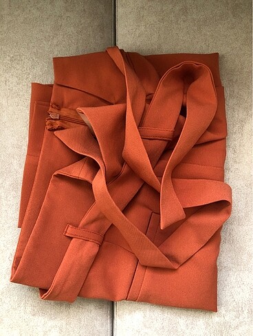 36 Beden turuncu Renk Havuç pantolon