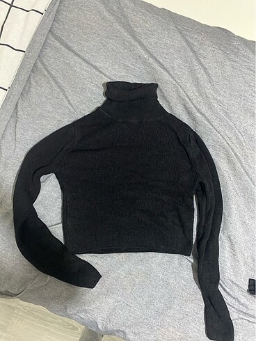 m Beden Boyunlu triko crop