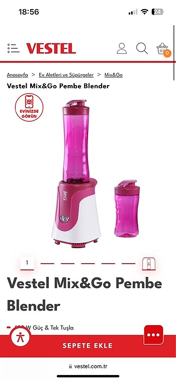 Vestel Mix&Go Blender