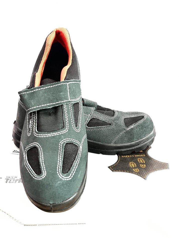 Gri Erkek Outdoor Spor Ayakkabı Velcro - Görsel 3