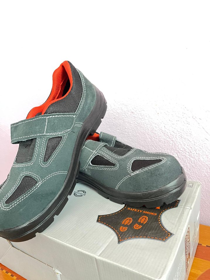 Gri Erkek Outdoor Spor Ayakkabı Velcro - Görsel 2