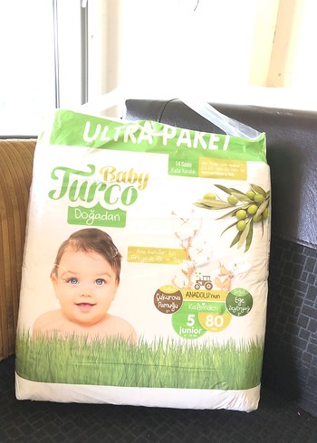 Tuco Doğadan Junior Bebek Bezi 80'li - Görsel 4