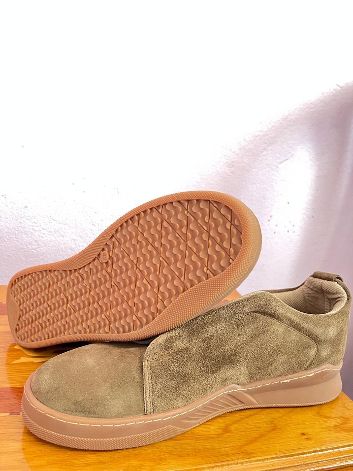 Bej Süet Erkek Günlük Ayakkabı - Görsel 3