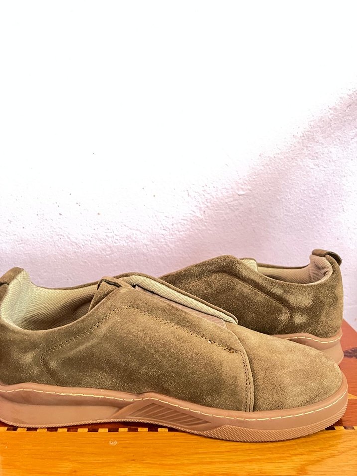 Bej Süet Erkek Günlük Ayakkabı - Görsel 2