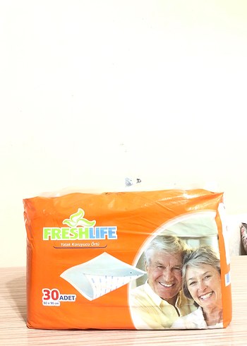 6 Beden: 16+ kg Beden Renk Freshlife Yatak Koruyucu Örtü 30 Adet