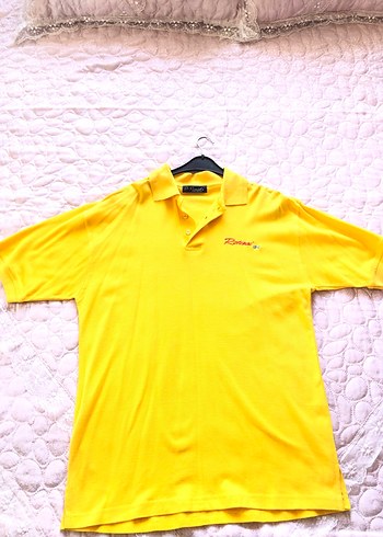 Sarı Erkek Polo Yaka Tişört - Görsel 3