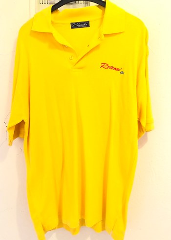 Sarı Erkek Polo Yaka Tişört - Görsel 5