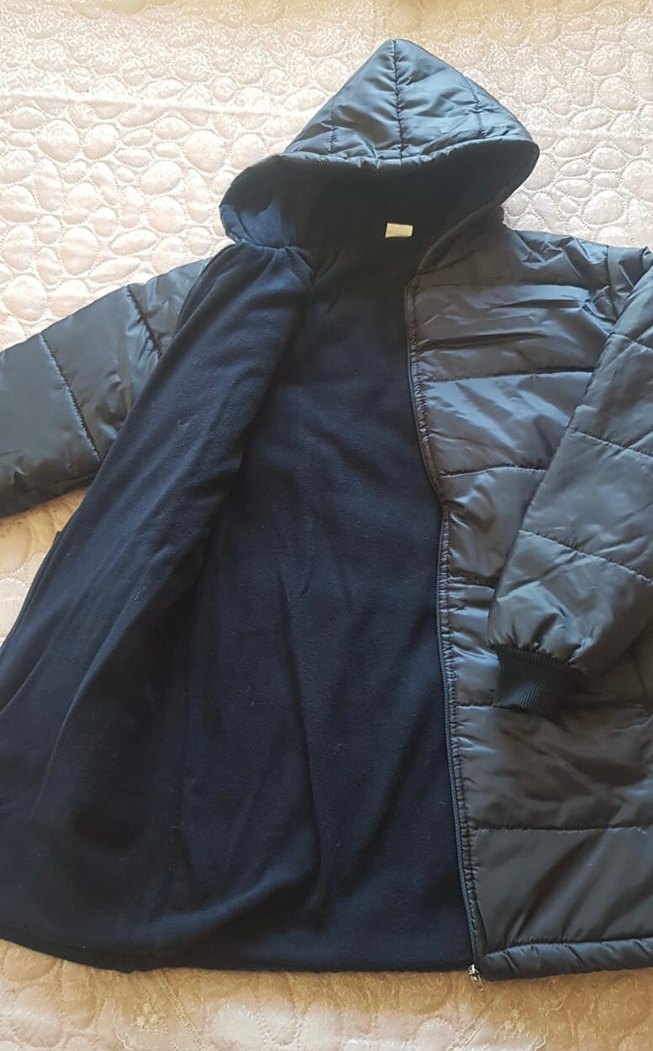 Kemerli Siyah Kadın Kışlık Mont - Görsel 2