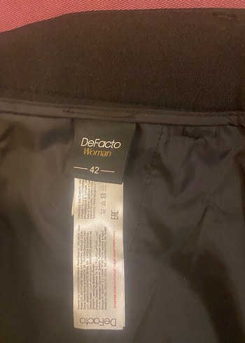 Gri Midi Kumaş Kadın Pantolon - Görsel 6