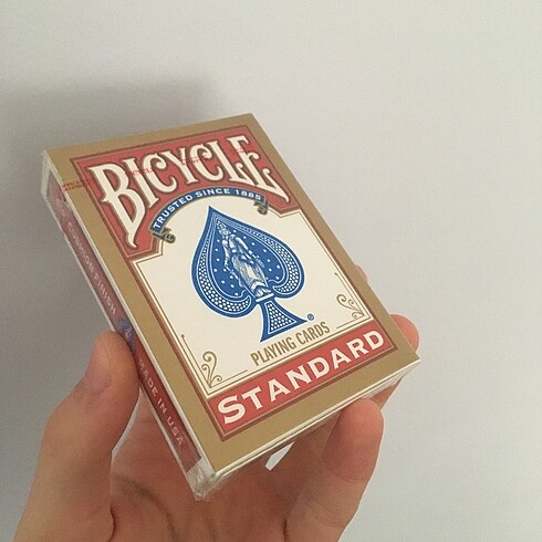BICYCLE STANDART kırmızı iskambil kartı