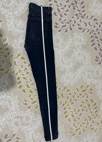 Sokak Stili Lacivert Skinny Kot Pantolon - Görsel 3