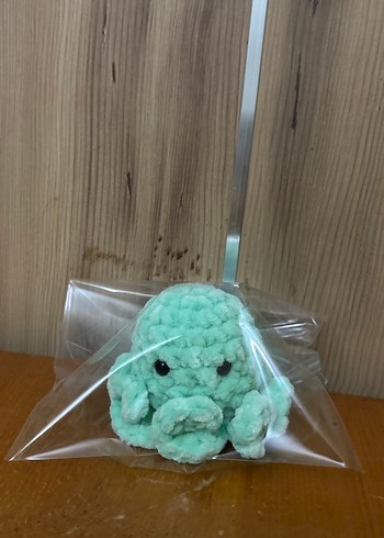 Turkuaz Peluş Oyuncak Ahtapot - Görsel 2