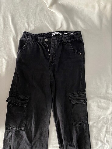 Bershka Siyah Kargo Pantolon