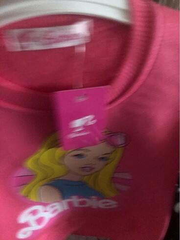 4 Yaş Beden pembe Renk Barbie takım