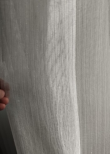 Beden Sade çizgili tül perde sıfır ürün hiç kullanılmadı