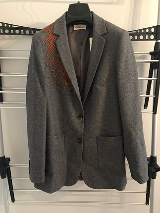 Yün karışım blazer ceket