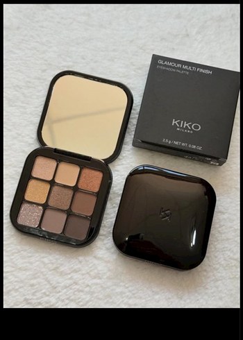 Kiko KIKO Siyah Makyaj Fırça Seti ve Taşıma Çantası