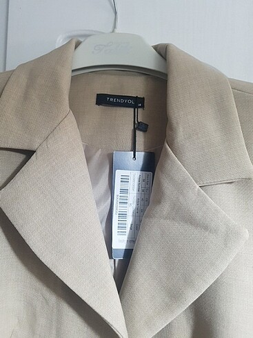 Krem Kadın Blazer Ceket - Görsel 4