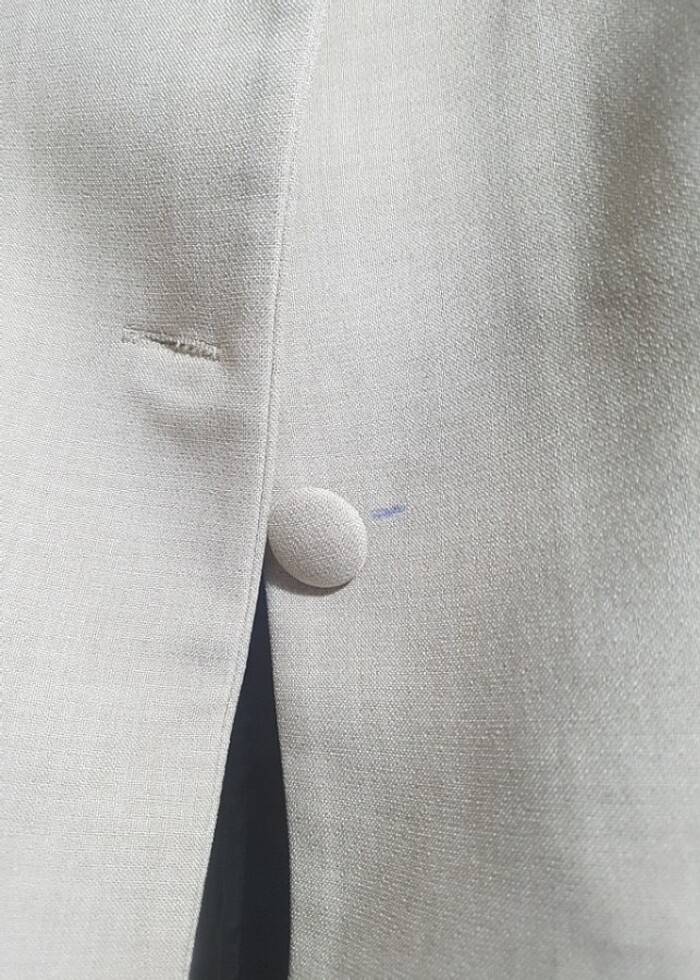 Krem Kadın Blazer Ceket - Görsel 3