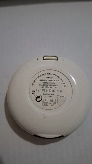 H&M Tekli Mavi Göz Farı - Görsel 3