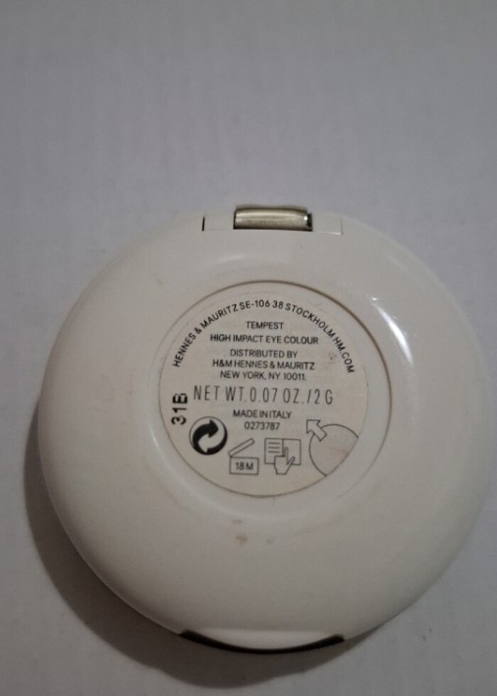 H&M Tekli Mavi Göz Farı - Görsel 3