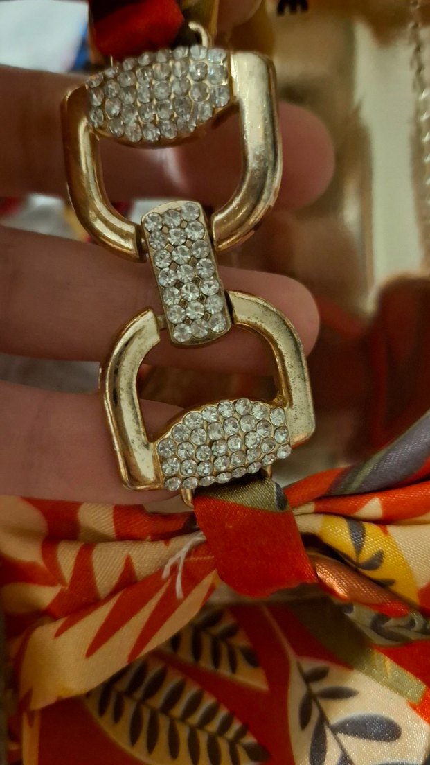 Avangart Bağlama Detaylı Saten Topuklu Taşlı Kadın Ayakkabı - Görsel 2