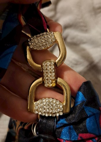 Avangart Bağlama Detaylı Platform Topuklu Taşlı Kadın Ayakkabı - Görsel 5