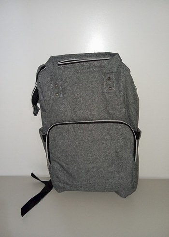 Gri sade Bebek Çantası - Görsel 5