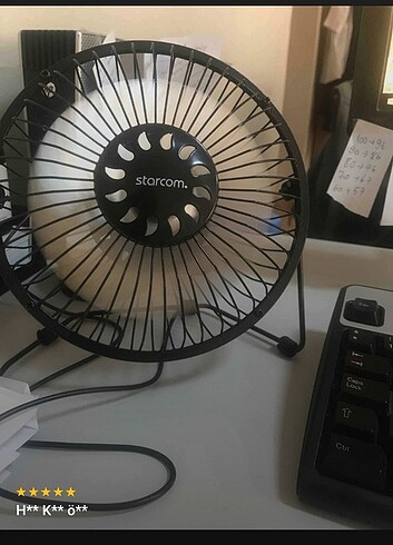 Kutulu USB li masa üstü mini fan 