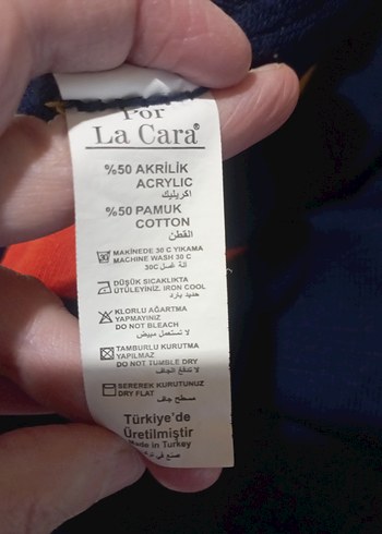 Çizgili Uzun Kollu Renkli Triko Kadın Kazak - Görsel 6