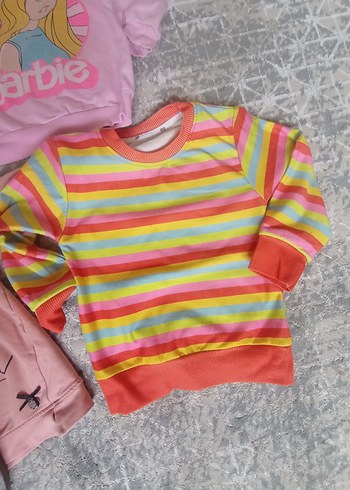 4 âdet 3 yaş kız çocuk sweatshirt - Görsel 7