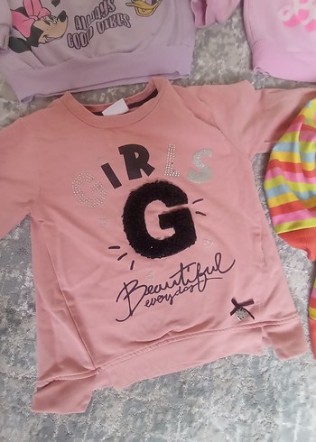 4 âdet 3 yaş kız çocuk sweatshirt - Görsel 8