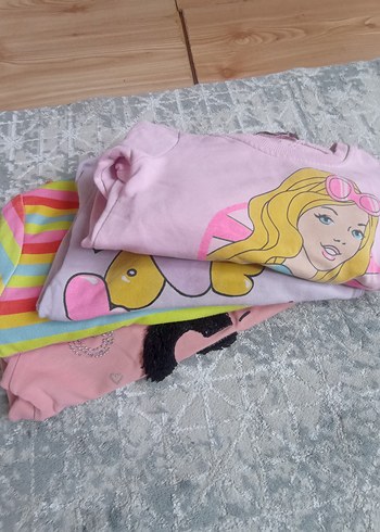 4 âdet 3 yaş kız çocuk sweatshirt - Görsel 3