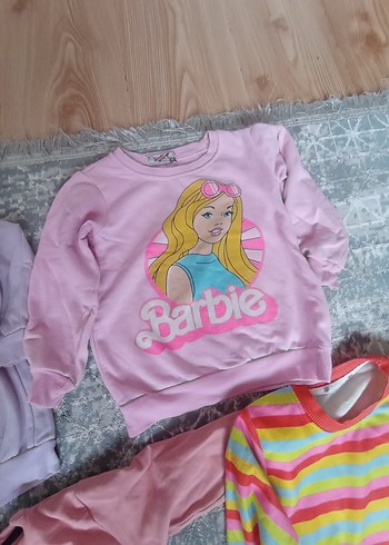 4 âdet 3 yaş kız çocuk sweatshirt - Görsel 5