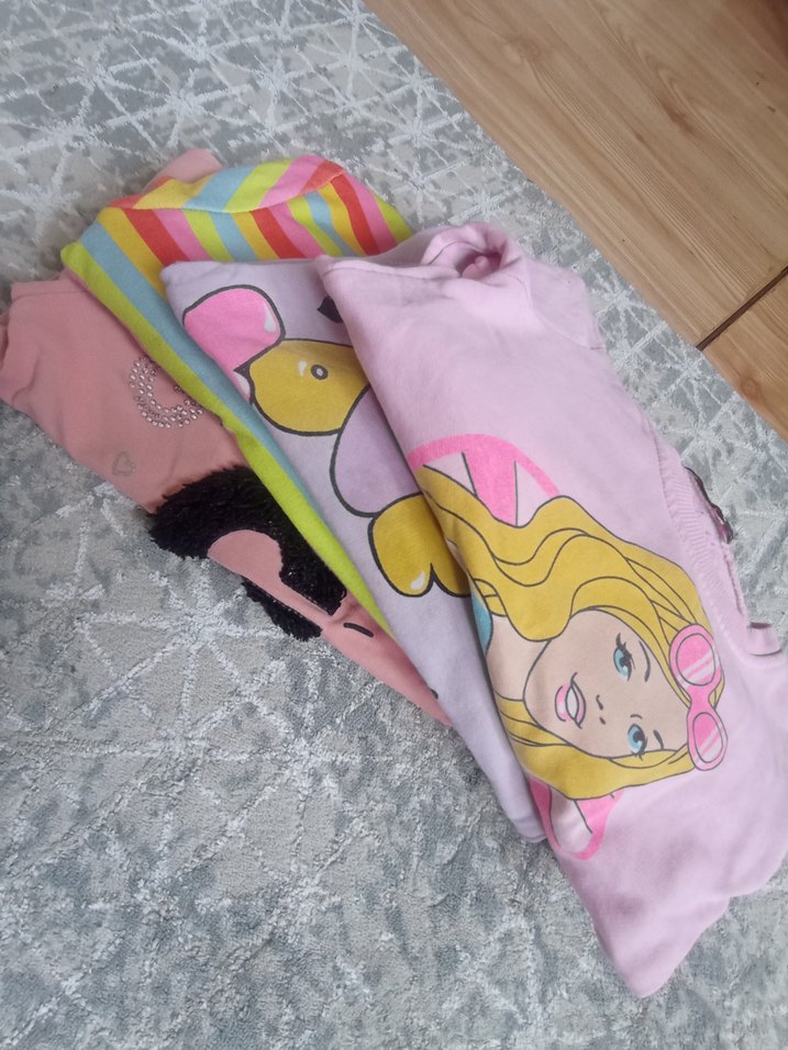 4 âdet 3 yaş kız çocuk sweatshirt - Görsel 4