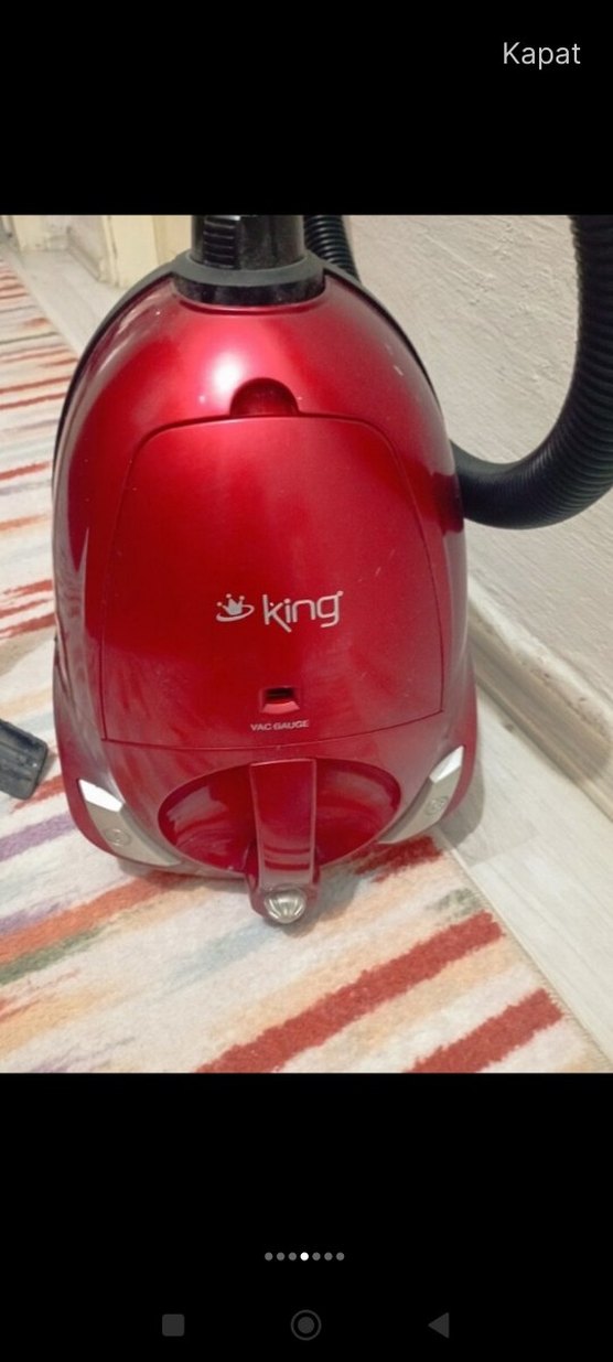 toz torbalı king elektrik süpürgesi - Görsel 4