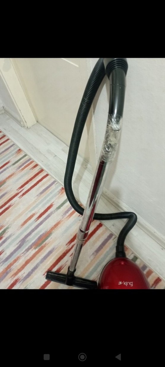 Kırmızı King Elektrikli Süpürge - Görsel 4