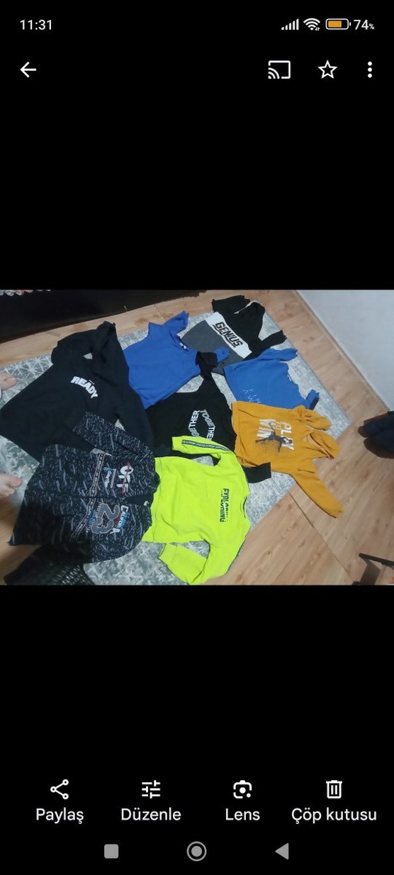 8 adet 6 8 yaş sweatshirter - Görsel 2