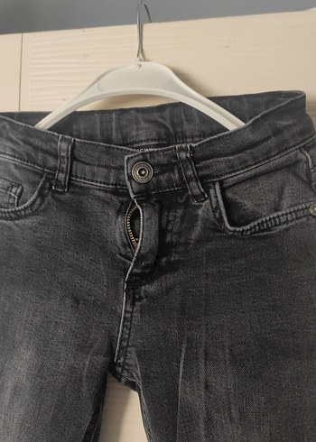 LC Waikiki Erkek Çocuk siyah Dar Kesim Denim Pantolon