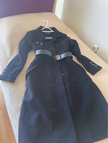 m Beden siyah Renk Kaşe kaban