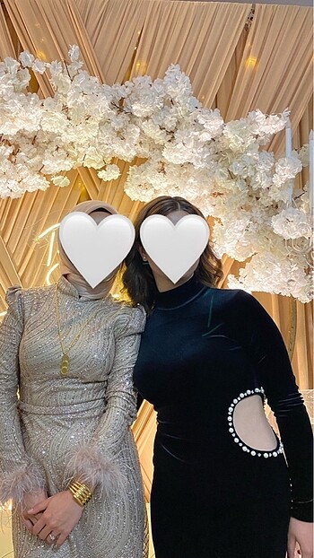 Koton Uzun kadife siyah bel detaylı elbise