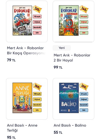 Çocuk Kitapları: Robonlar, Anne Terliği, Balino